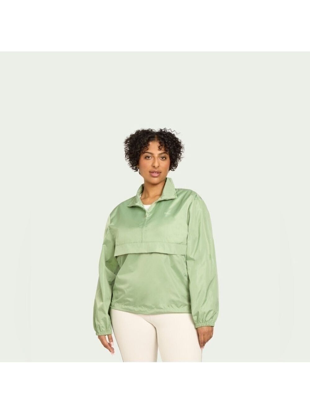 FabFitFun x Bala Bangles Windbreaker Break Away Jacket Sage Green Size L/XL